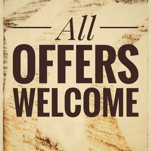 I accept most reasonable offers.